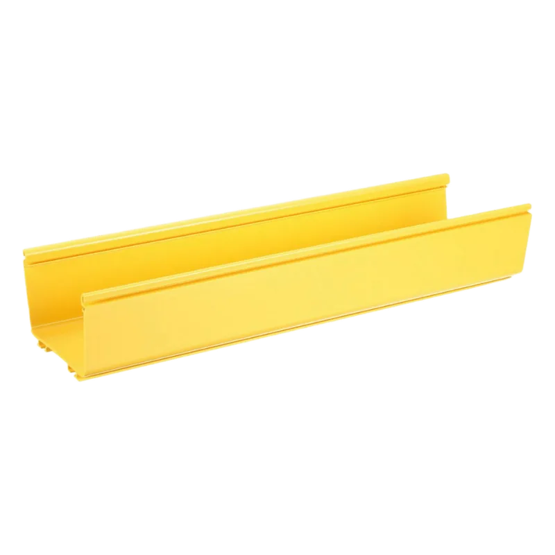 Canaleta FiberRunner™ 6X4, de PVC Rígido, Color Amarillo, 1.8 m de Largo PANDUIT FR6X4YL6