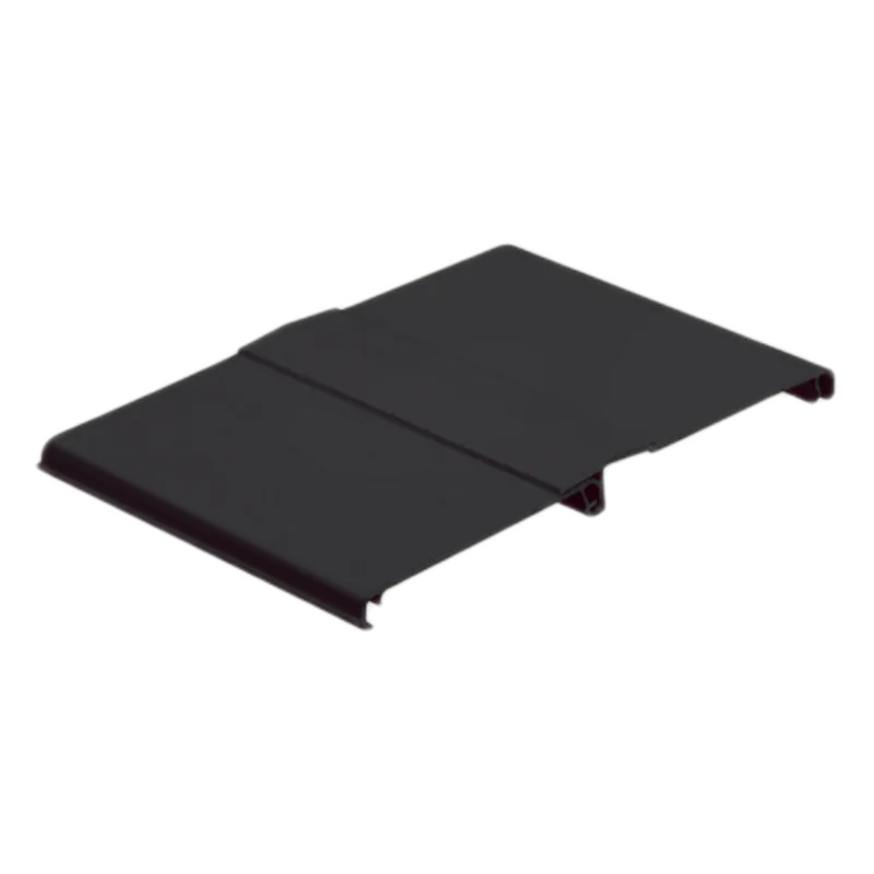 Tapa Con Bisagra a Presión Para Canaleta FiberRunner™ FR12X4BL6, de PVC Rígido, Color Negro, 1.8 m de Largo PANDUIT FRHC12BL6