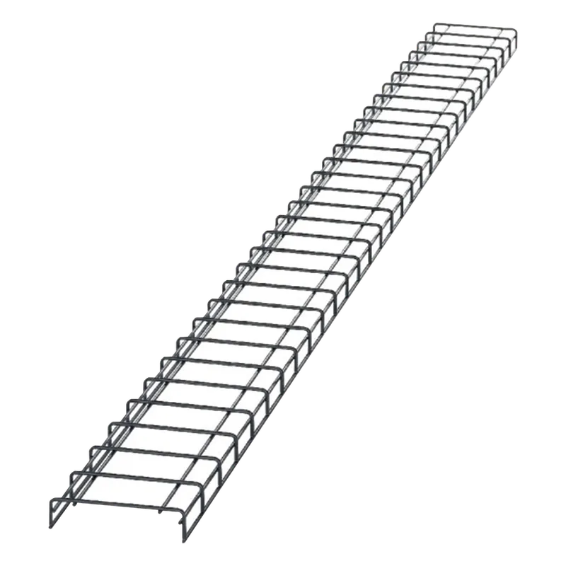 Charola para Canalización Wyr-Grid® Tipo Malla, Con Pintura Electrostática en Color Negro, 8 in (203.2 mm) de Ancho, 53.1 mm de Alto y 3 m de Largo PANDUIT WG8BL10