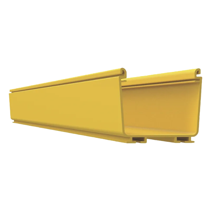 Canaleta FiberRunner™ 4X4, de PVC Rígido, Color Amarillo, 2 m de Largo PANDUIT FR4X4YL2