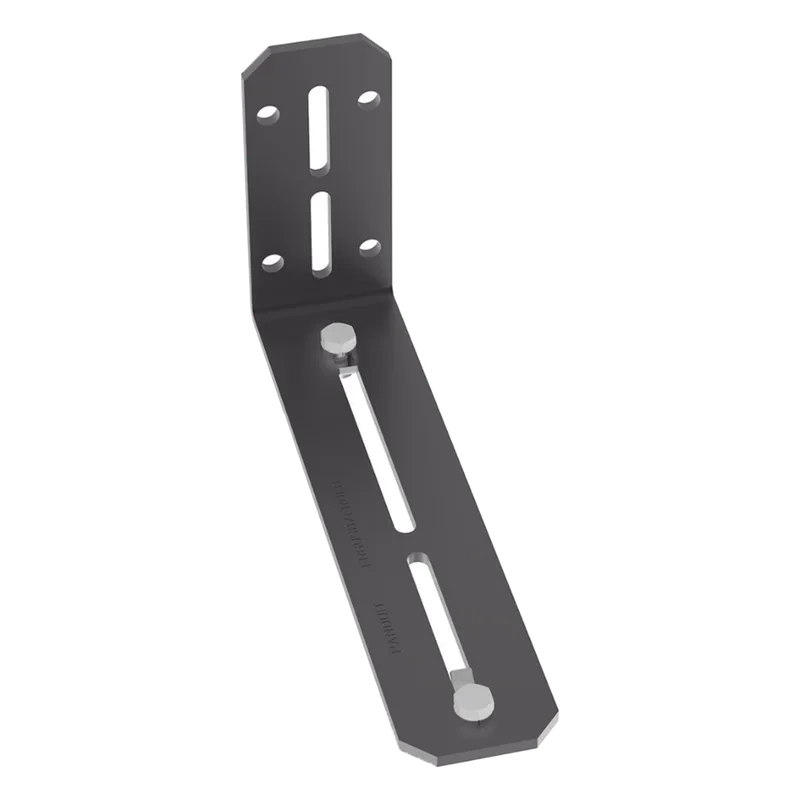 Soporte en L de Montaje a Pared, o Parte Frontal o Posterior de Gabinetes, para Canaletas FiberRunner 4X4 o 6x4, Color Negro PANDUIT FR6LB