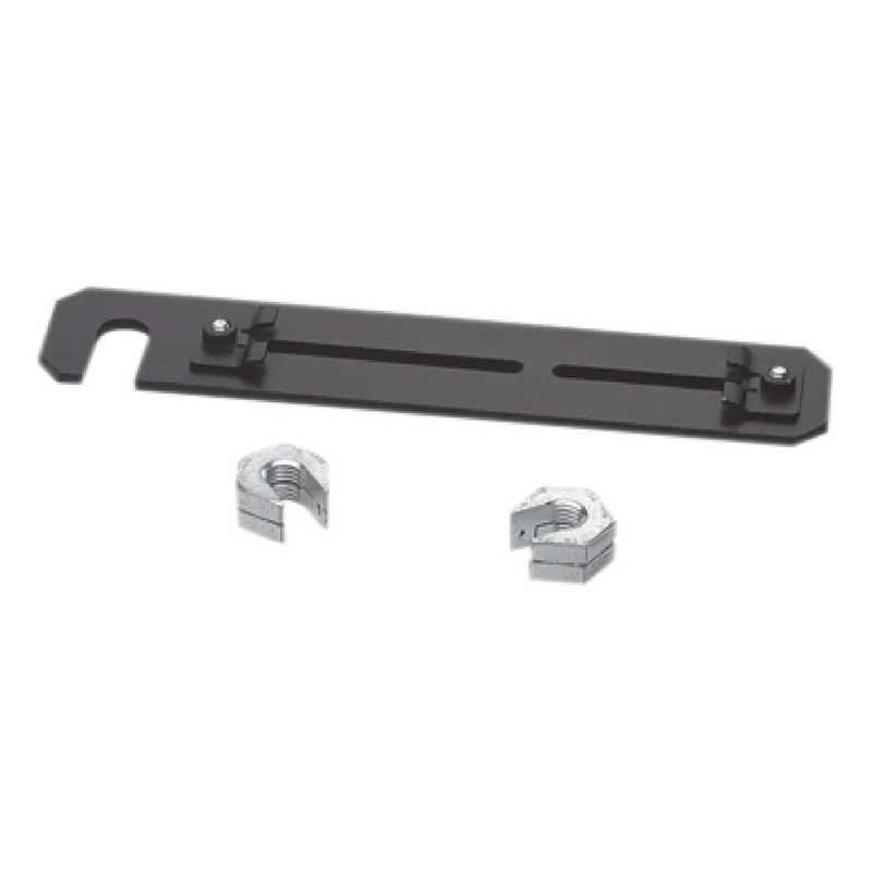 Soporte de Montaje a Techo, para Canaletas FiberRunner 4X4 o 6x4, Uso con Varilla Roscada de 5/8", Color Negro PANDUIT FR6TRBE58