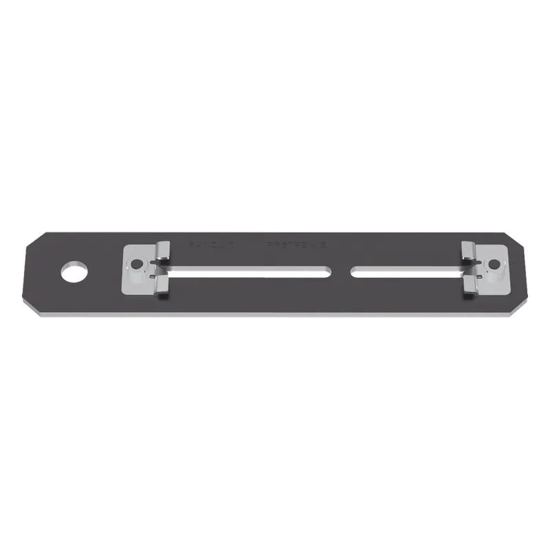 Soporte de Montaje a Techo, para Canaletas FiberRunner 4X4 o 6x4, Uso con Varilla Roscada de 0.5 in, Color Negro PANDUIT FR6TRBN12