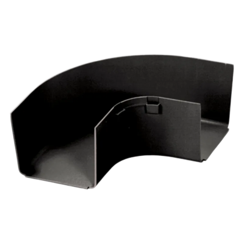 Ángulo Recto a 90º Horizontal, Para Canaletas FiberRunner™ 4X4, Color Negro PANDUIT FRRA4X4BL