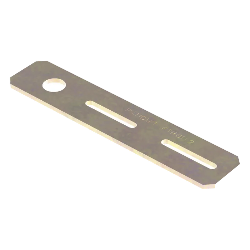 Soporte de Montaje a Techo, para Canaletas FiberRunner 2X2 o 4X4, Uso con Varilla Roscada de 1/2", Color Negro PANDUIT FTRBN12