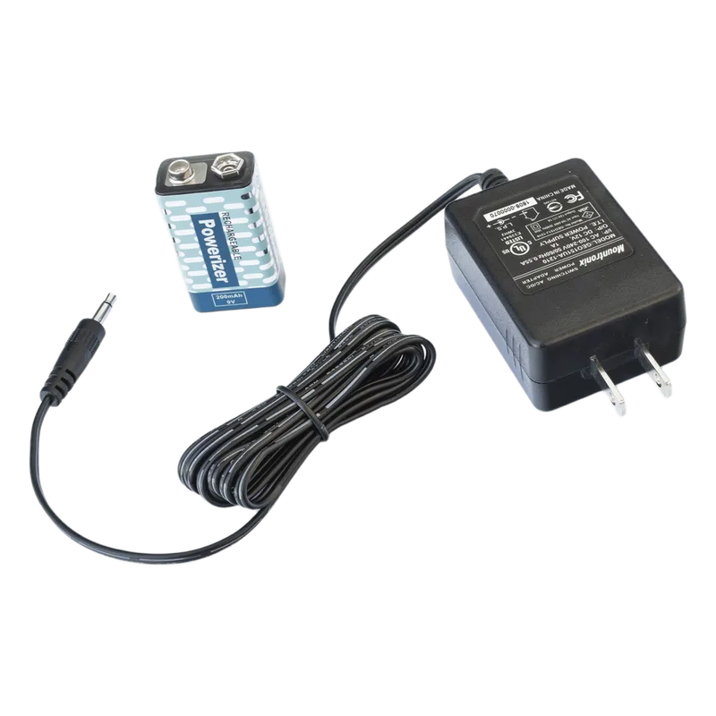 Cargador y batería recargable de 9 Vcc para detector portátil RANGER1000 / RANGER15000 RANGER SECURITY DETECTORS 9VBCV2