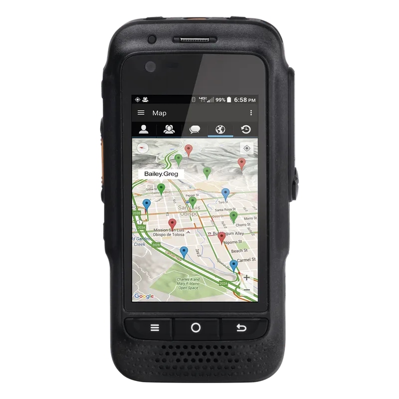 Radio PoC 4G LTE IP67 Compatible Con NXRADIO y TASSTA /Pantalla Táctil 3.1" Gorilla Glass 3 TELOX TE580PLUS