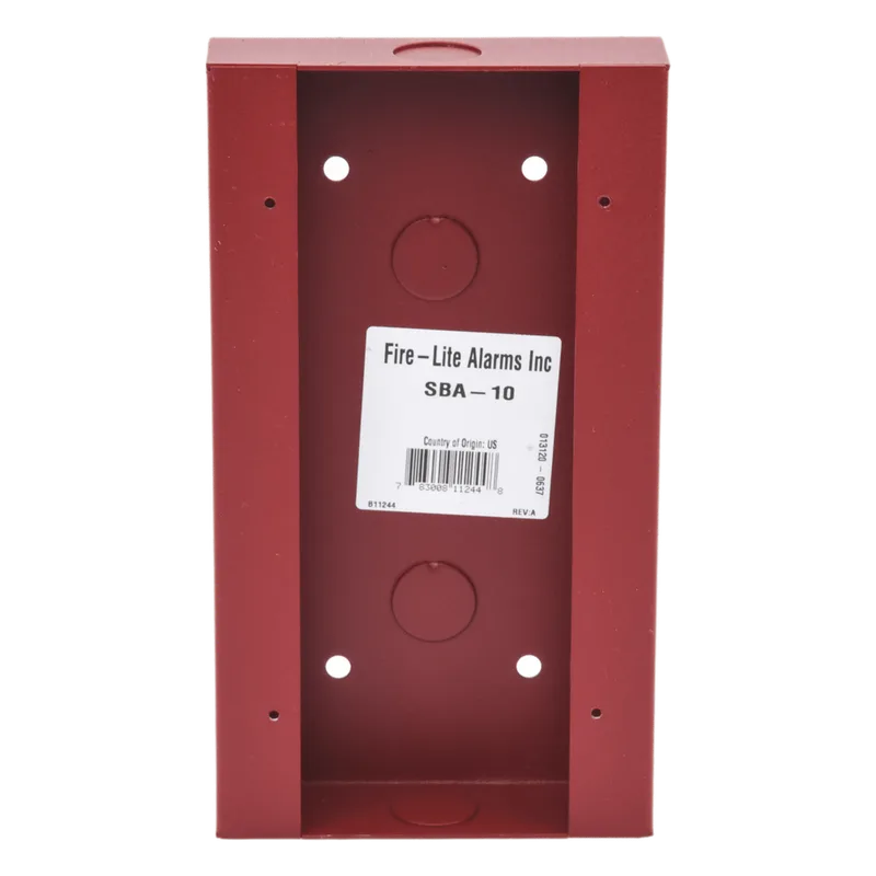 Caja de montaje superficial para estación de liberación de agente, compatible con BG-12LR, BG-12LRA y NBG-12LRA FIRE-LITE SBA-10