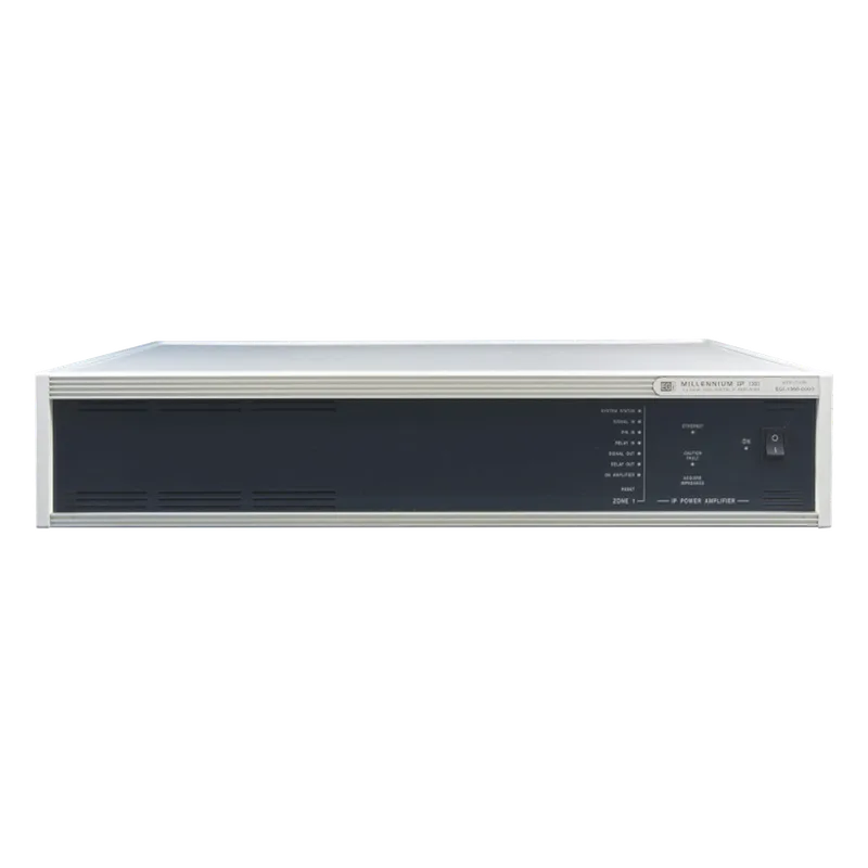 ETAPA DE POTENCIA DIGITAL 1x240W 100V MILLENNIUM IP CON CONECTIVIDAD IP LAN, SUPERVISON, CALIDAD DE SONIDO HQ PARA 1 ZONA, EN FORMATO RACK 2U EGI AUDIO SOLUTIONS 1360