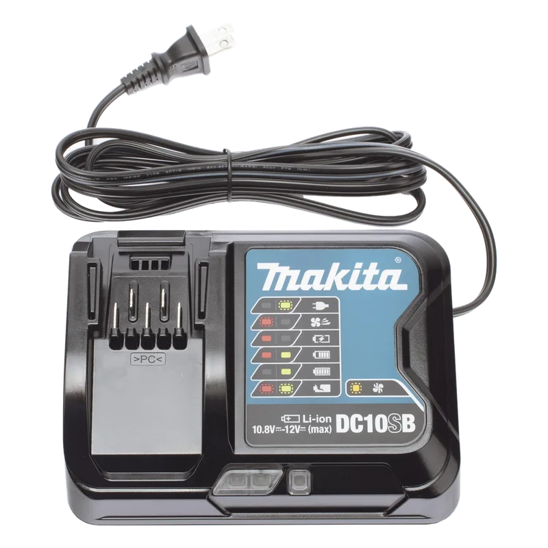 Cargador para batería de litio Makita de 12v. DC10SB