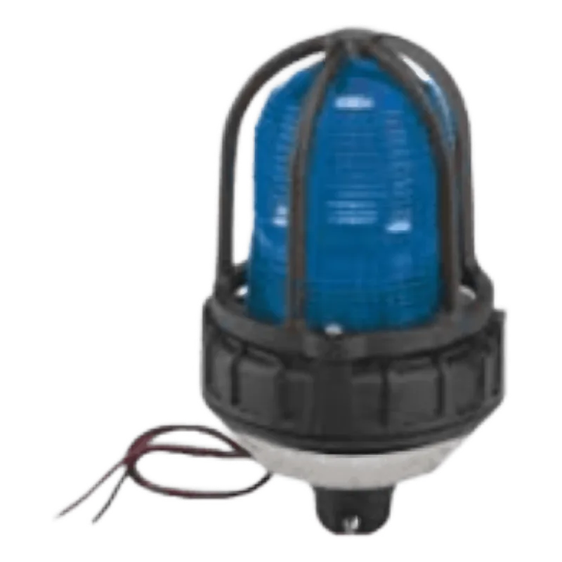 Luz de advertencia LED para ubicaciónes peligrosas, montaje tipo tubo, 24 VCD, LED color Azul FEDERAL SIGNAL INDUSTRIAL 191XL-024-B