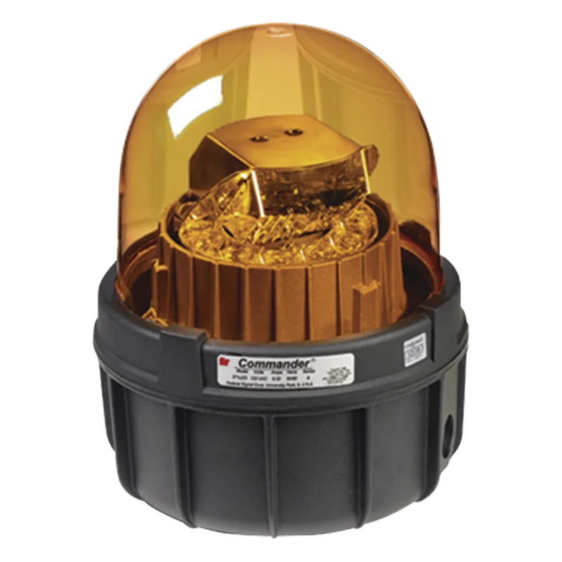 LED de advertencia giratorias Commander®, Tipo 4X, carcasa IP66 Listado por UL y cUL , 120 VCA, color ámbar, Para Ubicaciones y Ambientes Peligrosos FEDERAL SIGNAL INDUSTRIAL 371LED-120-A