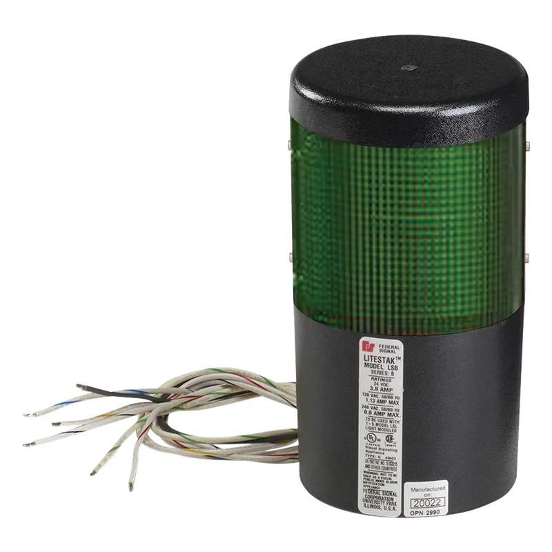 Módulo LSLD-120-G / LED 120VAC / Lente Verde / 0.045A / 50/60Hz / Plug-in / Montaje en Base LSB / Exterior IP? / Uso Industrial FEDERAL SIGNAL INDUSTRIAL