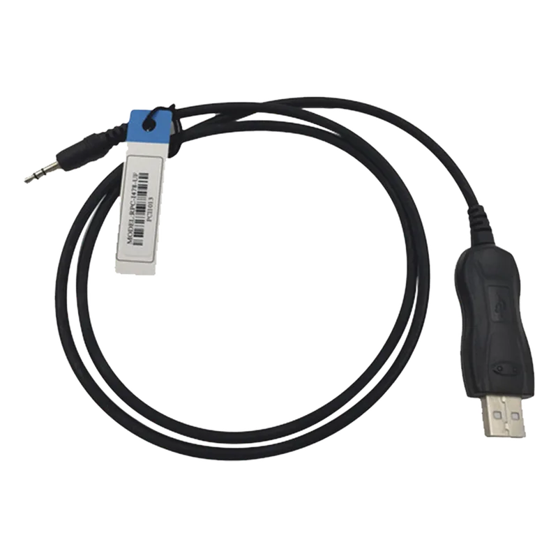 Cable Programador USB / Radios ICOM IC-F3003, IC-F4003, IC-F1000, IC-F2000, IC-F14, IC-F24, IC-V86 / Conector 3.5 mm / Cable 1 m (3.3 ft) / Driver Incluido / Windows 98 a 11 TXPRO TXCP478I