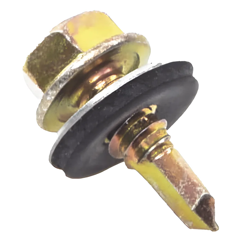 Tornillo Punta Broca Sello Montado 6.4 X 25 mm (1/4" X 1") Caj. C/100pz. ANCLO ANC-PAS-14100