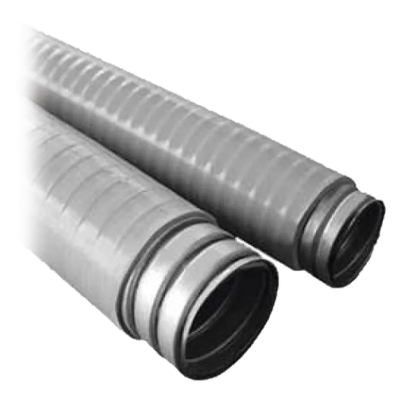 Tubo Flexible tipo Liquidtight de 1/2" (13 mm). Acero + PVC. Rollo de 50 Metros. ANCLO ANC-COT-12