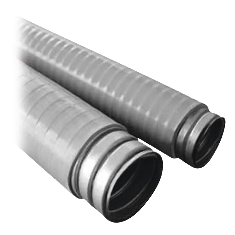 Tubo Flexible tipo Liquidtight de 1 1/4" (32 mm). Acero + Forro PVC. Rollo de 30 Metros. ANCLO ANC-COT114