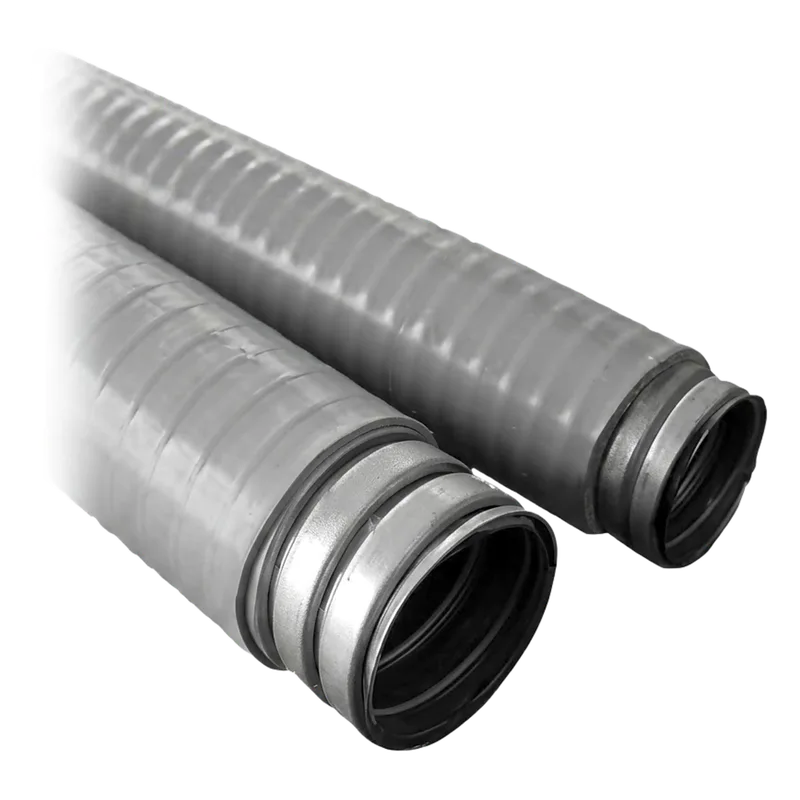 Tubo Flexible tipo Liquidtight de 3/8" (9.5 mm) / Acero + Forro PVC / Rollo de 20 Metros. ANCLO ANC-COT38-20
