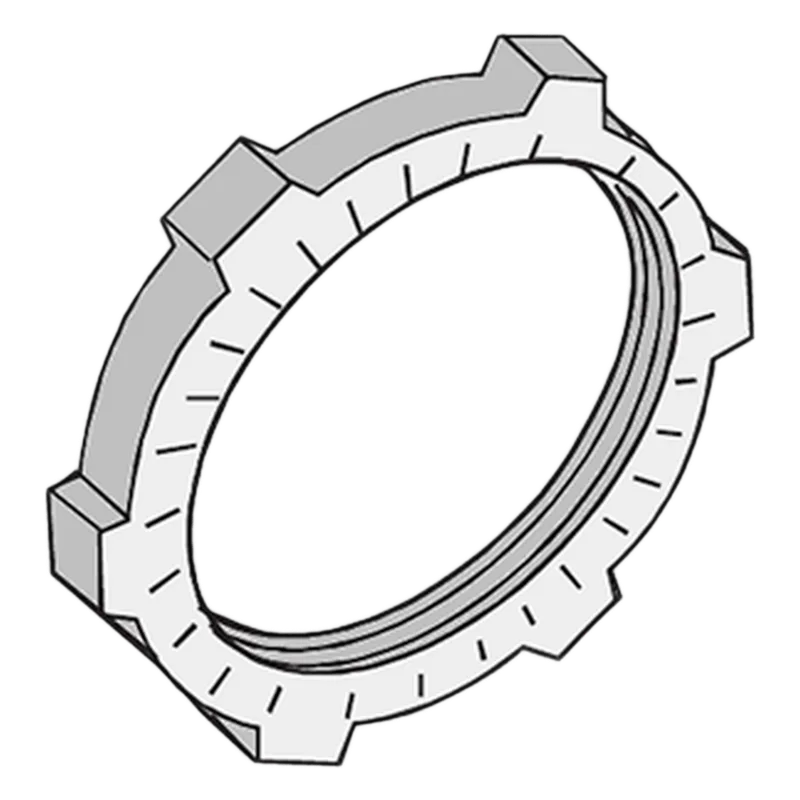 Contratuerca Metálica Zamac de 1/2" (13 mm). ANCLO ANC-CT12