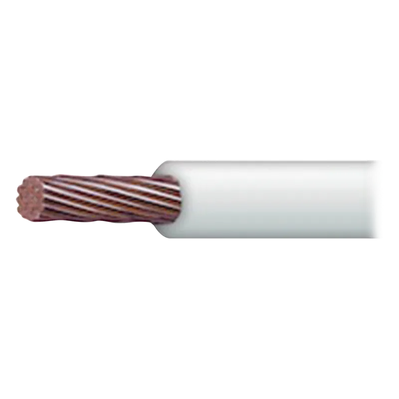 Cable THW-LS / Calibre 4 AWG / 19 Hilos / Color Blanco / Bobina 100 m (328 ft) INDIANA SLY-287-WHT/100