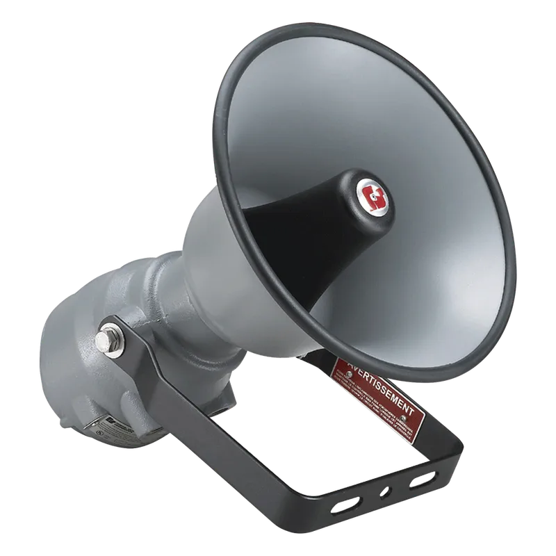 Altavoz amplificado 300X SelecTone® de 15 W a prueba de explosiones. 120 VCA Color Gris FEDERAL SIGNAL INDUSTRIAL 300X-120240
