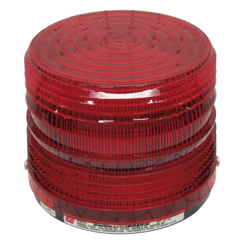 Luz estroboscópica Electraflash®, UL y cUL, 24 VCD, color Rojo FEDERAL SIGNAL INDUSTRIAL 141ST-024-R
