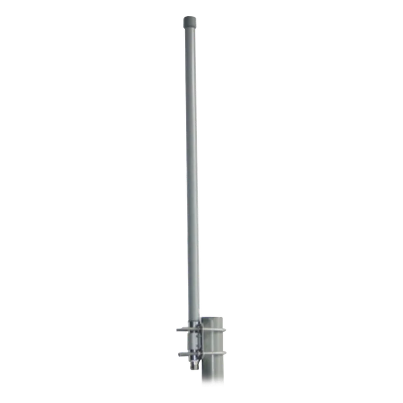 Antena omnidireccional de 2.4 GHz, Cobertura a 360º, Cobertura amplia y flexible , Ganancia 15 dBi, dimensiones 3.8 x 1.5 mts , conector N-Hembra, con montaje incluido TXPRO TXPO-24-Q15V
