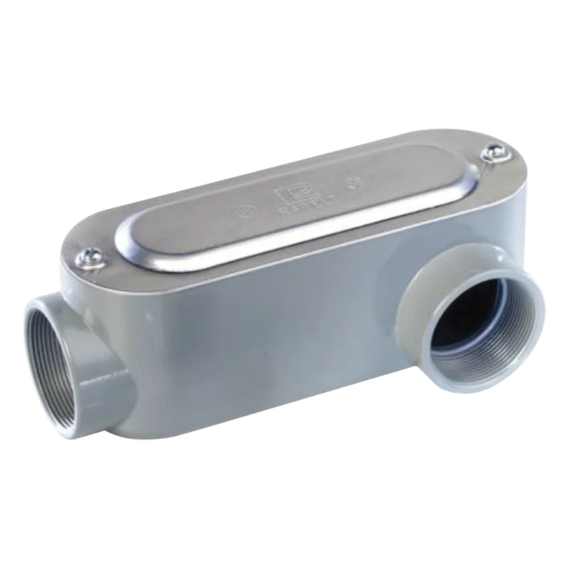 Caja Oval Roscada tipo LL de 2" (50.8 mm) / Incluye tapa y tornillos. RAWELT OLL-0323C