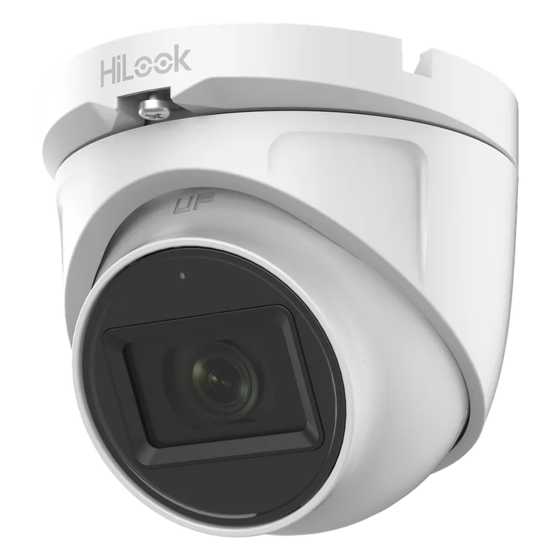 Turret TURBOHD 2 Megapixel (1080p) / Gran Angular 106° / Lente 2.8 mm / Audio por Coaxitron / 30 mts IR EXIR / Exterior IP66 / 4 Tecnologías / dWDR HiLook by HIKVISION THC-T120-MS