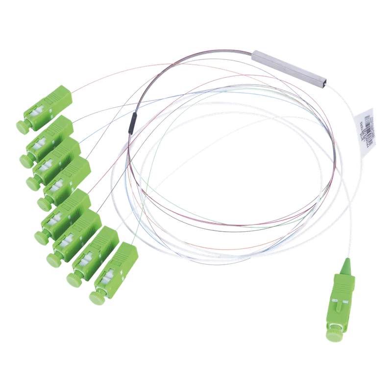 Divisor Óptico (Splitter) Tipo PLC, de 1x8, Con Conector de Entrada SC/APC y Conectores de Salida SC/APC PANDUIT FPONCS1X8