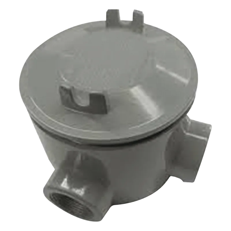 Caja con Tapa Tipo GRL de 3/4" (19 mm) / Caja a Prueba de Explosión/ Para Áreas Peligrosas / Libre de Cobre. RAWELT GRL-0440