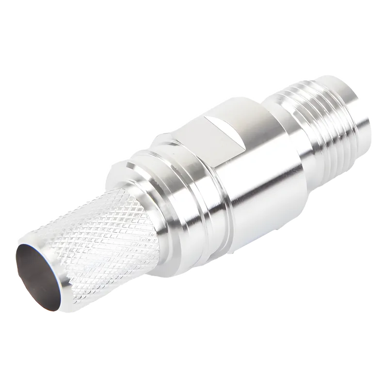 Conector TNC Hembra en Línea, Plegable Hex. con Pin Cautivo para cables Tipo RG-8/U, LMR-400 Times Microwave EZ-400-TF-PL-X