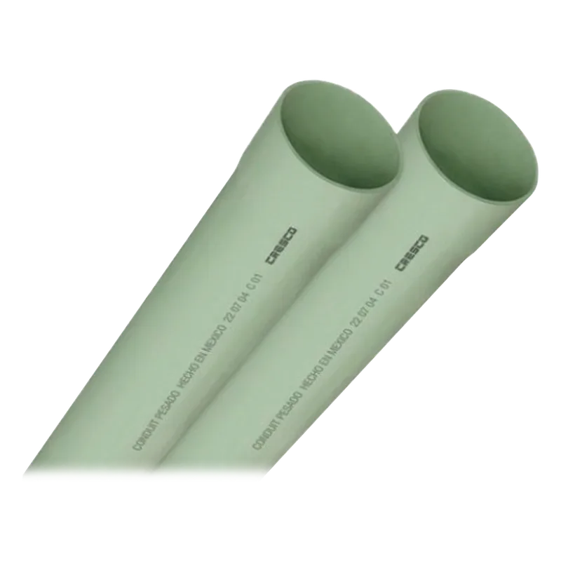 Tubo PVC Conduit pesado de 4" (100 mm) de 3mts CRESCO EMTUP4