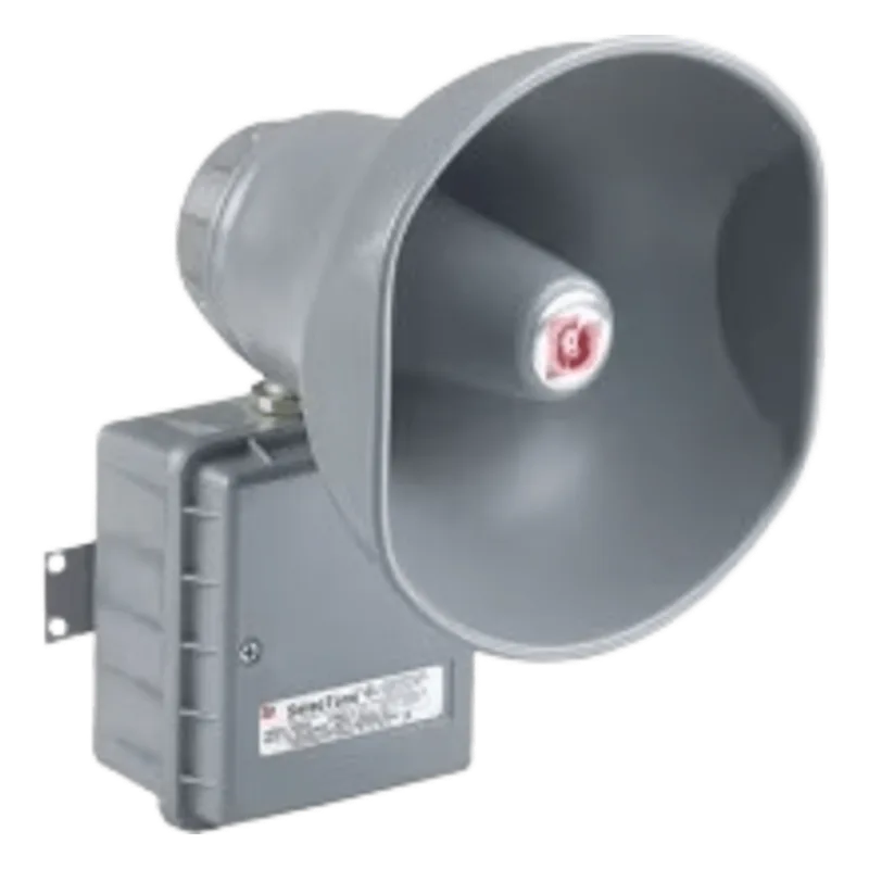 302GCX SelecTone® 30W Altavoz amplificado para zonas peligrosas, Listado por UL y cUL para Clase I, División 2, Grupos A, B, C y D; Clase II, División 2, Grupos F y G; Clase III, División 2, Grupos F y G; Clase III, 24 VCD color G FEDERAL SIGNAL INDUSTRIAL 302GCX-024