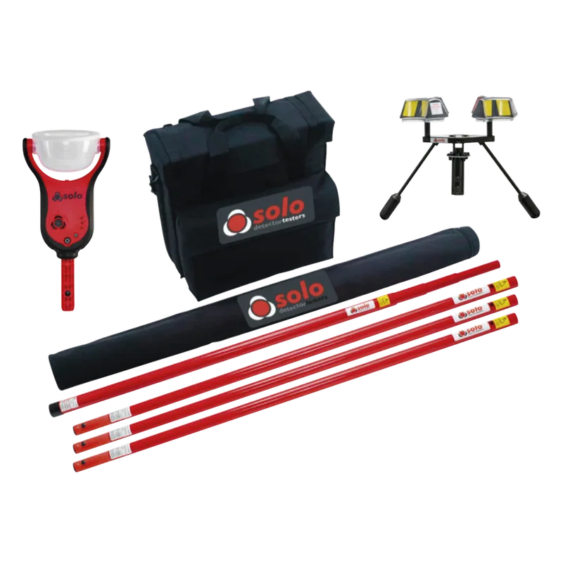 Kit De Pruebas De Detectores De Humo Hasta 9.1m. Con Dispensador Electrónico SOLO-365 SDI SOLO-900