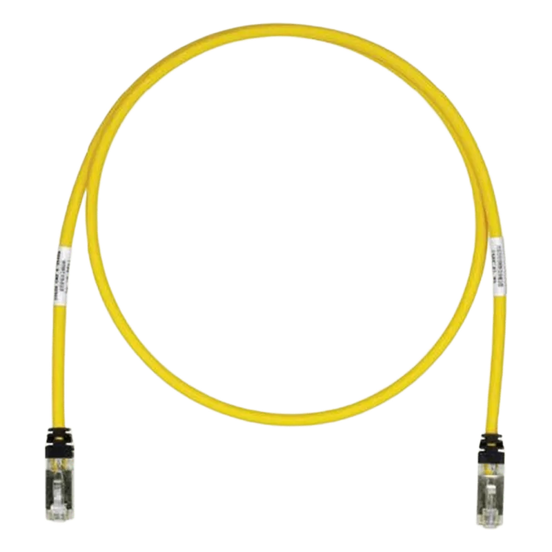 Patch Cord Cat6A, Blindado S/FTP, CM/LS0H, 0.91 Metros (3 Pies), Color Amarillo PANDUIT STP6X3YL