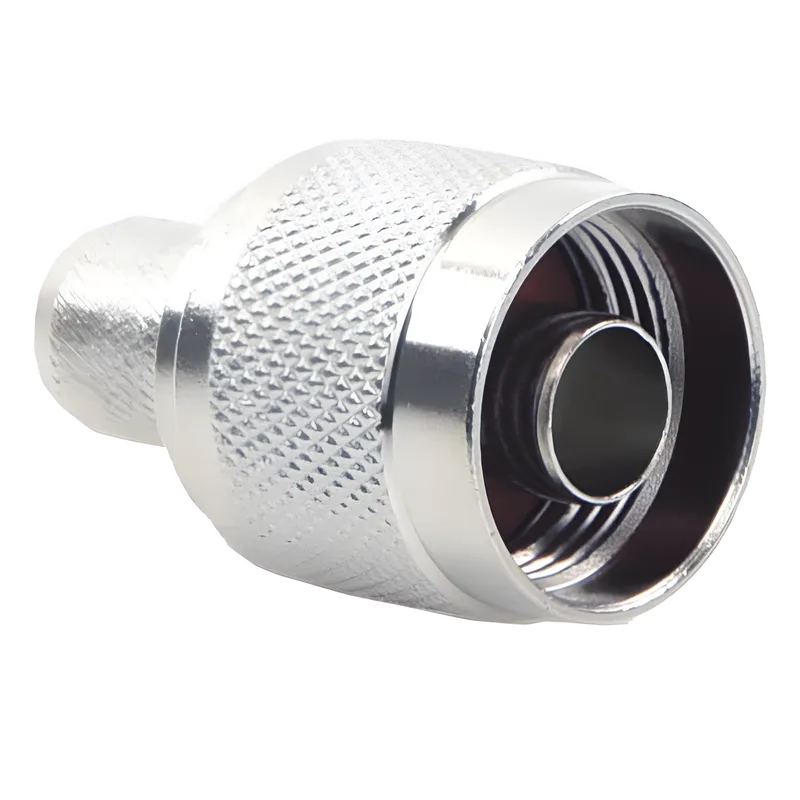 Conector N Macho para 75 Ohm de Anillo Plegable para cable RG-11, Niquel /Oro /Teflón. EPCOM TITANIUM TT-CON-531