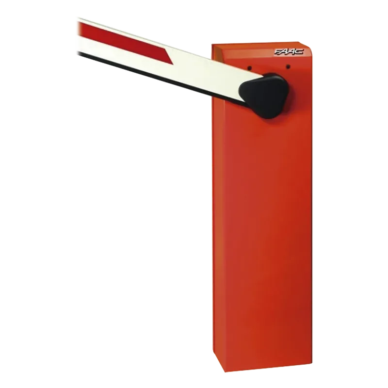 Kit de Barrera Vehicular Hidraulica FAAC 615 / Incluye Brazo de Perfil Rectangular de 4.8 metros / Ideal Para Accesos de Medio Flujo FAAC-615