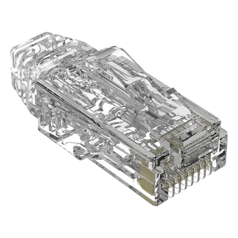 Plug RJ45 Cat6/6A, Para Cable UTP de Calibre 28 AWG (Diámetro Reducido), Chapado en Oro de 50 Micras, Paquete de 100 Piezas PANDUIT SP628-C