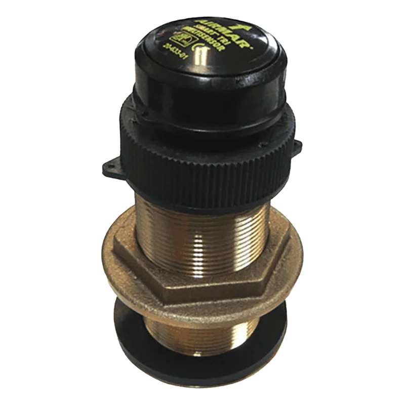 Transductor de bronce Thru Hull, mide temperatura, velocidad, y profundidad. SIMRAD 000-15736-001