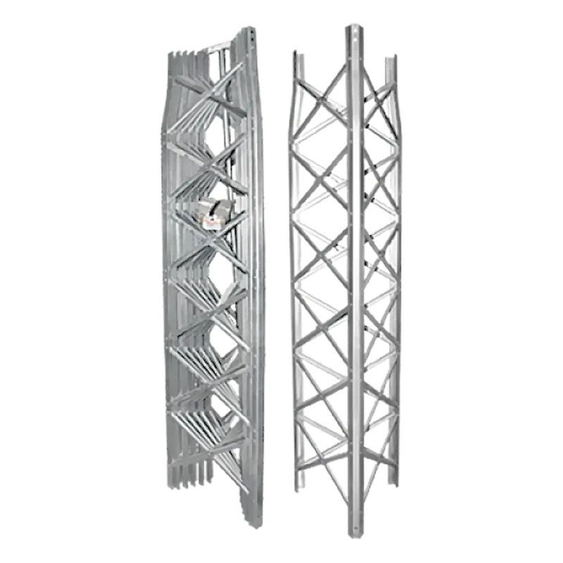 Torre Autosoportada Ligera TBX de 7.3 m de altura, Secciones 6 a 8 Prearmadas. Sin Mástil. K-TBX-24-68-S/M