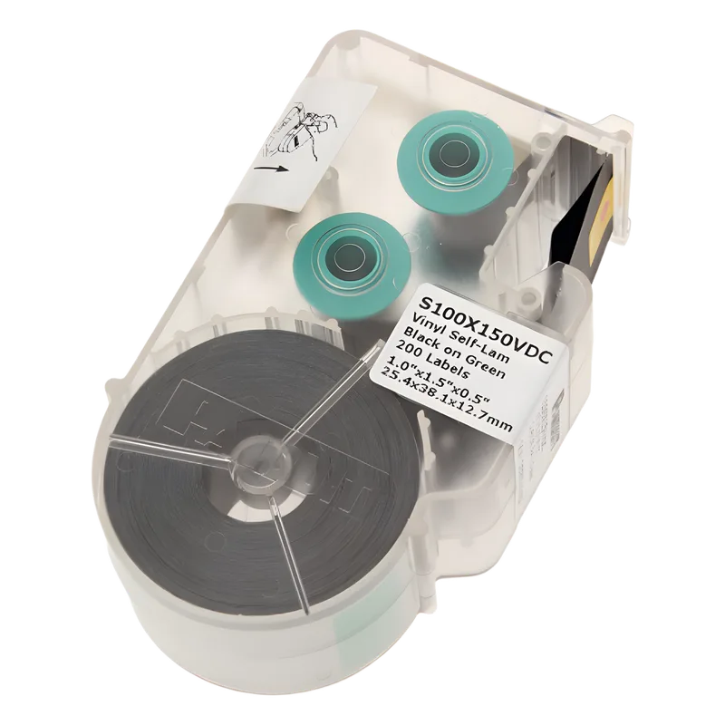 Casete de Etiqueta Auto-Laminada para Cableado de Redes de Cobre, Fibra Óptica o Eléctrico, 200 Etiquetas PANDUIT S100X150VDC
