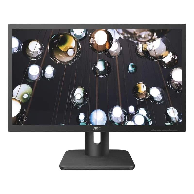 Monitor LED de 19.5” VESA, Resolución 1600 x 900 Pixeles, Entradas de Video VGA/HDMI. Panel Flicker Free Backlight LED. AOC 20E1H