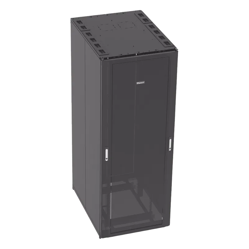 Gabinete Net-Access™ para Centros de Datos, 45UR, 800mm de Ancho, 1070mm de Profundidad, Fabricado en Acero, Color Negro PANDUIT N8512B