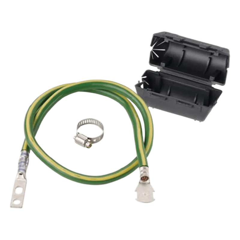 KIT de Tierra Física de Cable Blindado 6 AWG. Color Verde / Amarillo con Terminación en Extremos. PANDUIT ACG24K