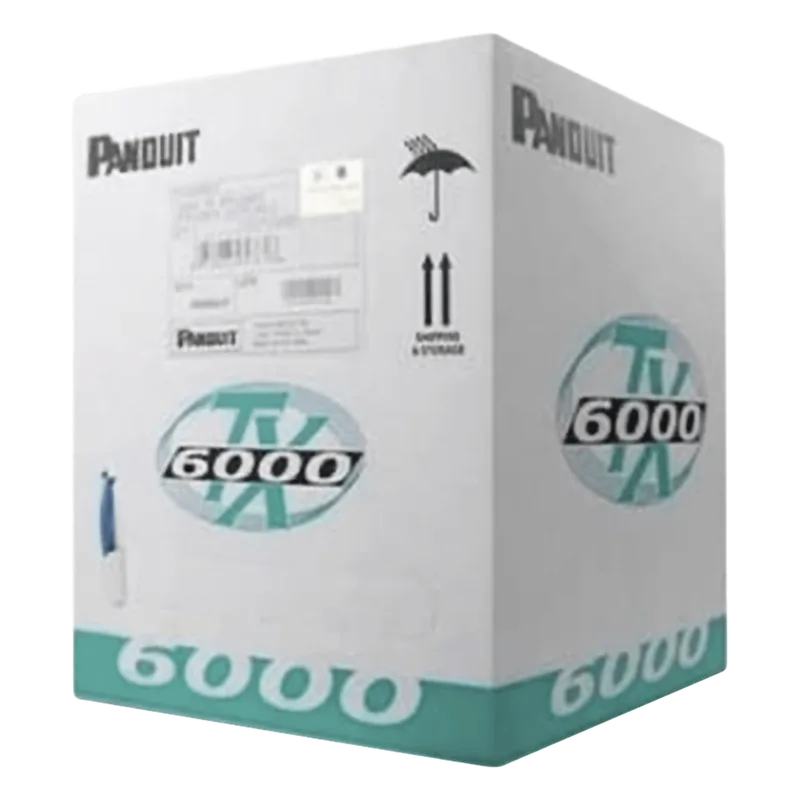 Bobina de Cable UTP 305 Metros (1000 Pies) de Cobre, TX6000™ PanNet, Reelex, Rojo, Categoría 6 Mejorado (23 AWG), PVC (CM), de 4 Pares PANDUIT PUC6004RD-FE