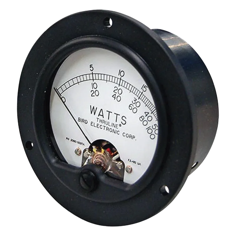 Carátula-Medidor de Reemplazo para Wattmetro BIRD 43. BIRD TECHNOLOGIES RPK2080-002
