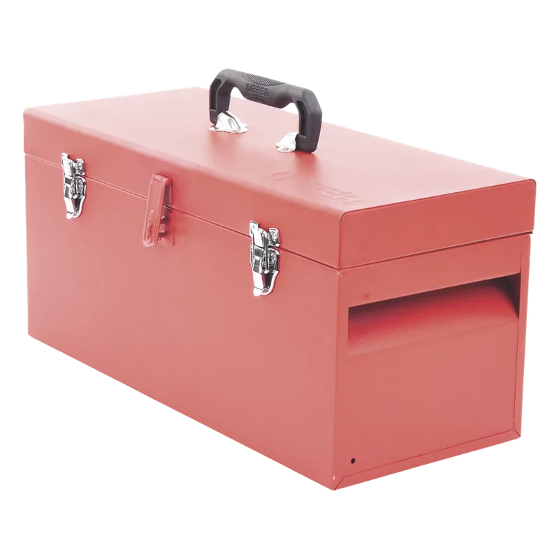 Caja de herramientas metálica con soble cerradura de 51 x 21.5 x 24cm. URREA SYS-D6