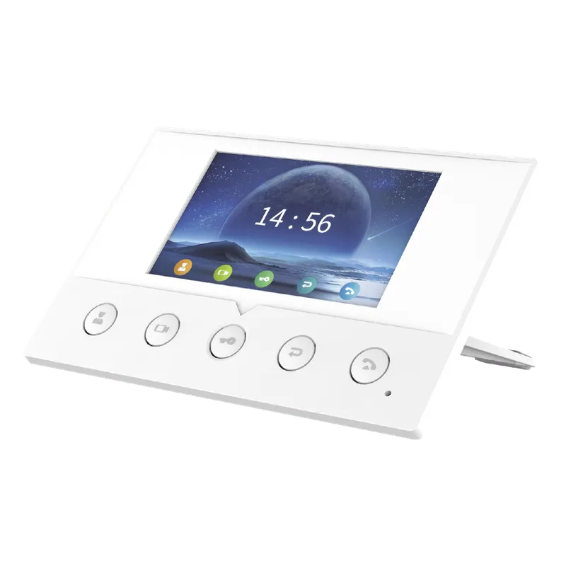 Monitor IP/SIP para interior, Wi-Fi, pantalla a color de 4.3", audio de 2 vías, PoE, 8 interfaces de entrada de alarma. FANVIL I51W