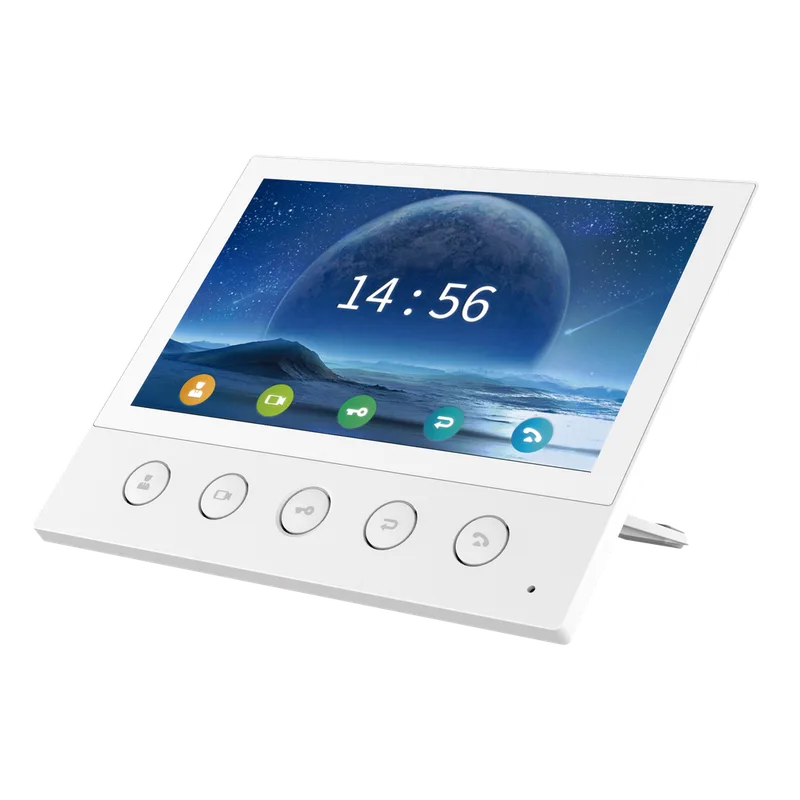 Monitor IP/SIP para interior, Wi-Fi, pantalla táctil de 7", audio de 2 vías, PoE, 8 interfaces de entrada de alarma. FANVIL I53W